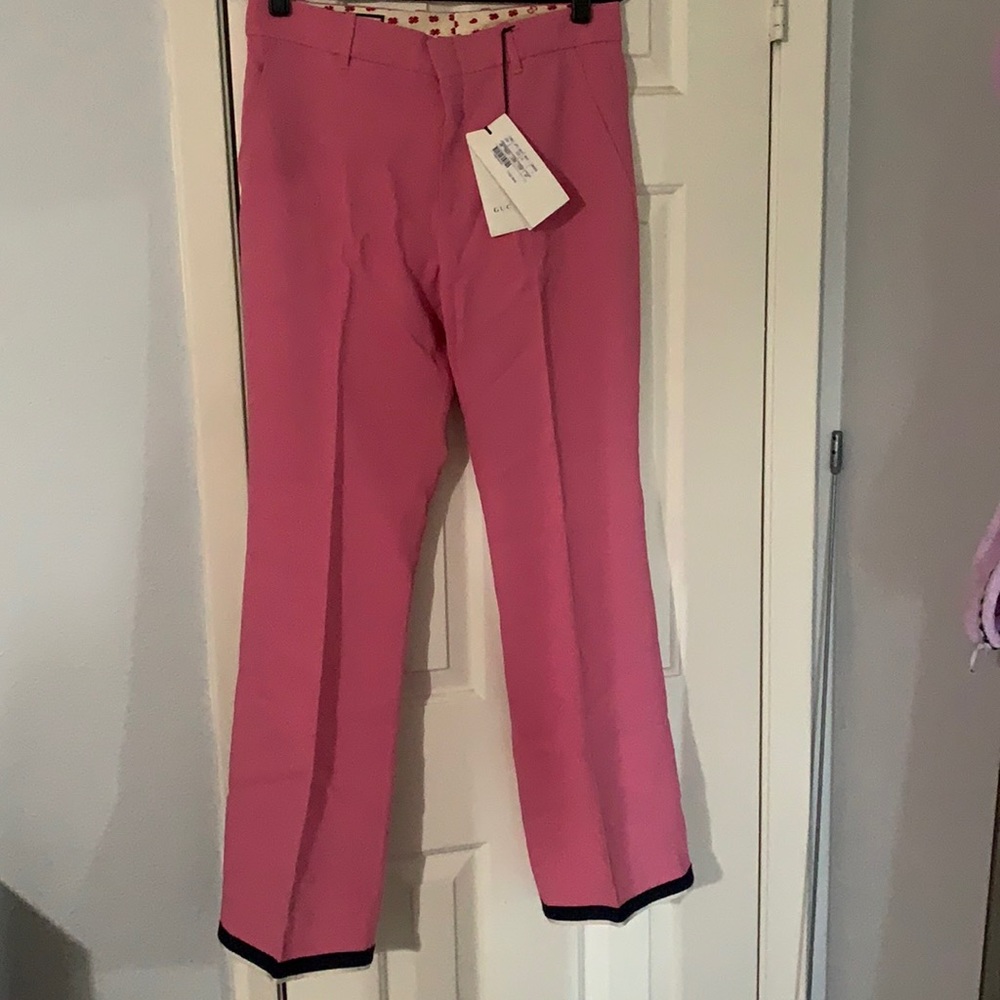 NWT Gucci viscose slacks in size 44.